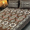 Elegant Brown & Blue Floral Multani Bedsheet – Riwaj Collection